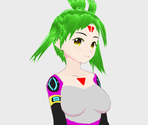 Kemika Uriko The Chimera Character Poses 053