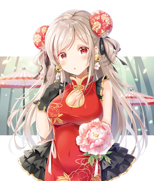 チャイナ服ちゃん 白クマシェイク さんのイラスト ニコニコ静画 イラスト