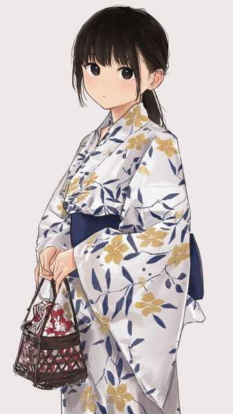 浴衣少女 あきぺこ さんのイラスト ニコニコ静画 イラスト