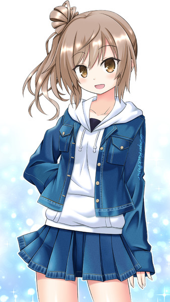 デニムコーデのささらちゃん