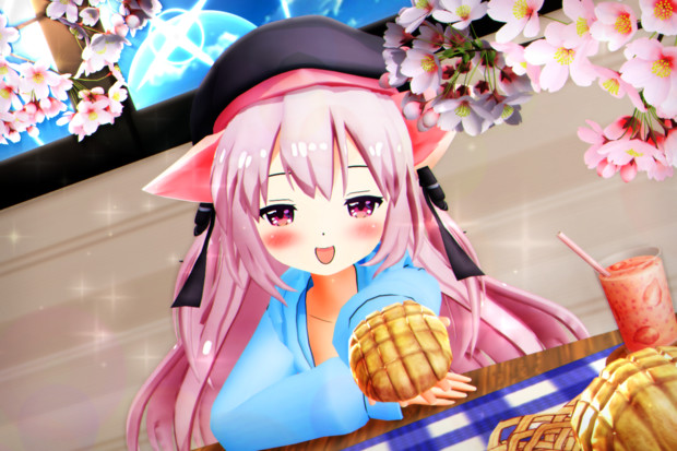 【今日のきさらぎちゃん】メロンパンたべよぉ～♡