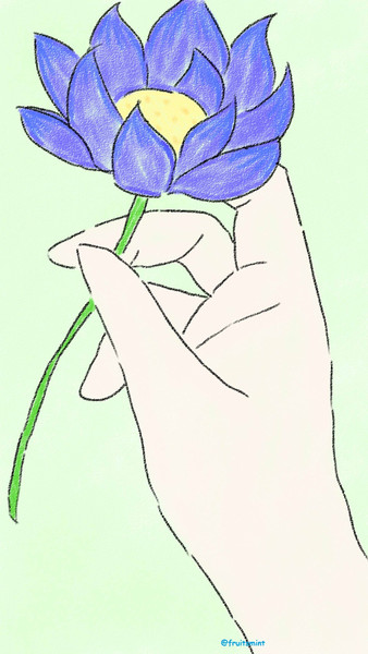 花を持つ手 よね さんのイラスト ニコニコ静画 イラスト