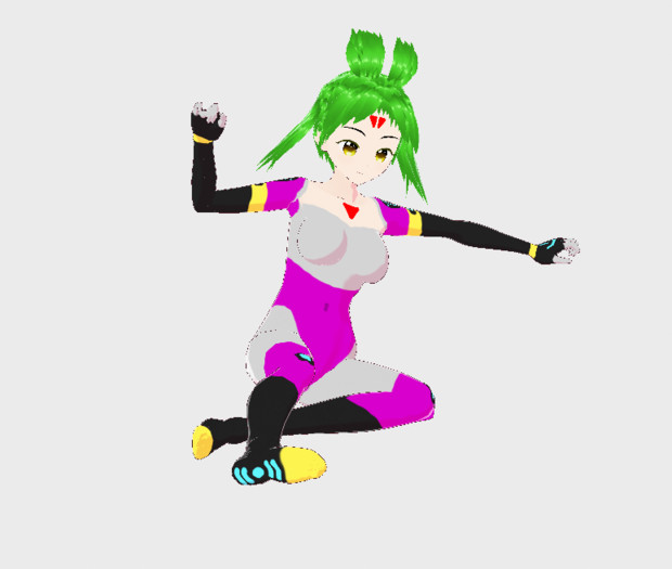 Kemika Uriko The Chimera Character Poses 124