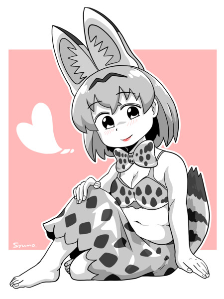 暑いねぇ あなたも毛皮を脱いだら Syumo さんのイラスト ニコニコ静画 イラスト