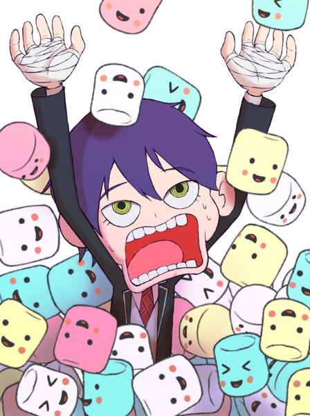 マシュマロに埋もれる剣持刀也さん 焼き魚 さんのイラスト ニコニコ静画 イラスト