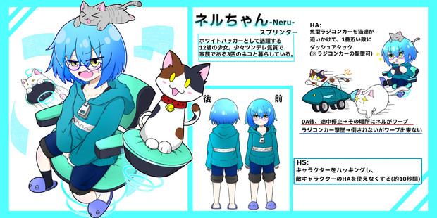 ホワイトハッカー ネルちゃん くろもこ さんのイラスト ニコニコ静画 イラスト