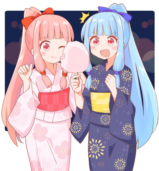 公式描き下ろし 琴葉姉妹 ほぼ等身大 浴衣姉妹マイクロファイバータオル b10d45c0-37df-4cab-8968-