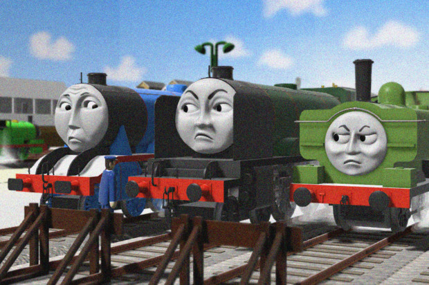 ロンドンにいったゴードン スチール写真 Sodor P ソドーp さんのイラスト ニコニコ静画 イラスト