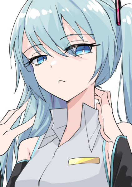 冷たい目つきミク ズウアニメ さんのイラスト ニコニコ静画 イラスト