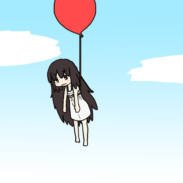 風船に吊られる ゆう さんのイラスト ニコニコ静画 イラスト