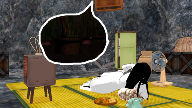 休みの日の貞子（夏）