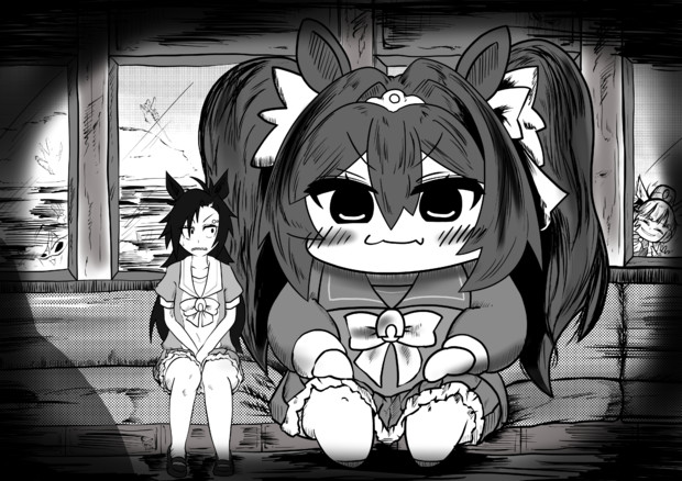 ダイワスカーレットとエアシャカールの神隠し 大悟朗 さんのイラスト ニコニコ静画 イラスト