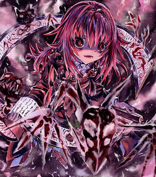 手描きイラスト ミニ色紙 鈴蘭の妖精さん
