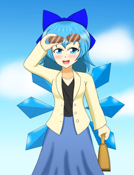 おしゃれな服を着るチルノ 羅御厨 さんのイラスト ニコニコ静画 イラスト