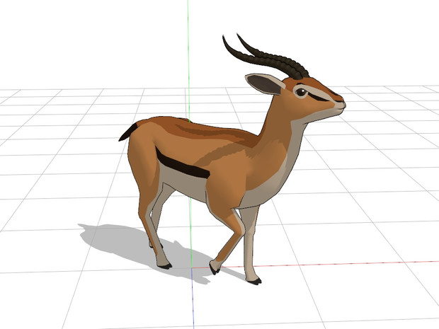 配布 トムソンガゼル Mmd 鍋蓋 さんのイラスト ニコニコ静画 イラスト