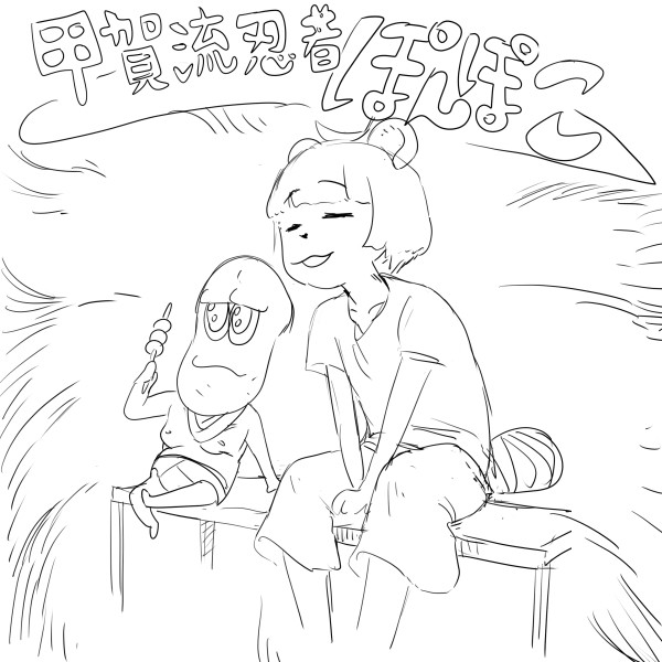恥描きチャレンジ　二枚目のラフ
