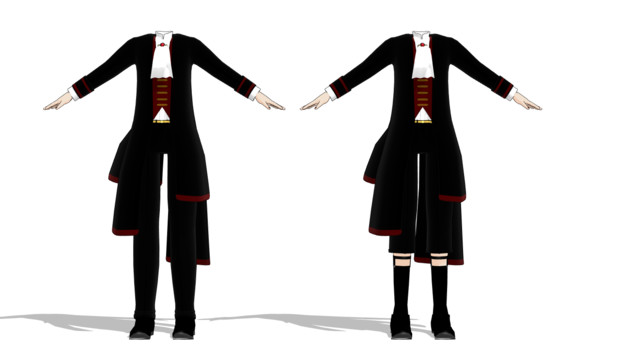 Mmd ジャケット衣装 衣装配布 立夏 スチームパンクp さんのイラスト ニコニコ静画 イラスト