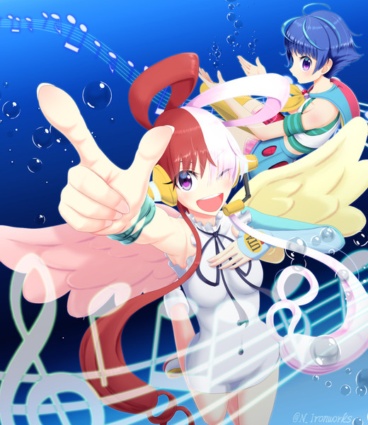 二人のウタ / Kenちゃん さんのイラスト ニコニコ静画 (イラスト)