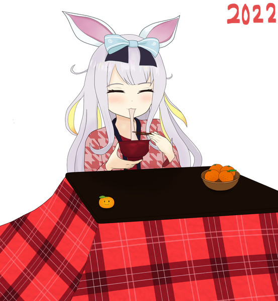 お餅を食べる餅月ひまり Showka さんのイラスト ニコニコ静画 イラスト