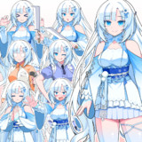 WhiteCUL立ち絵素材