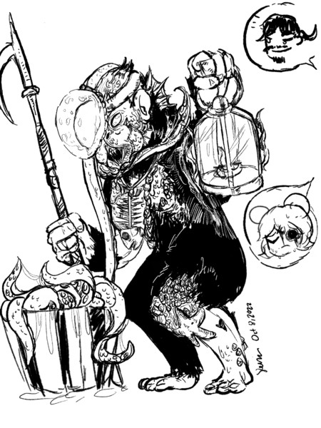 狂気の深淵を崇め奉る / Shavin65 さんのイラスト ニコニコ静画 (イラスト)