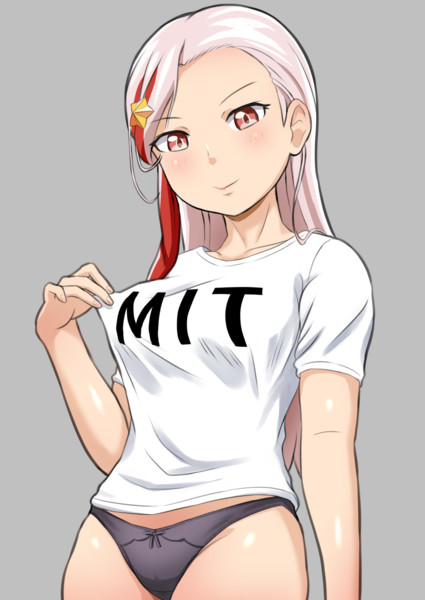 変なTシャツを着用させられるマサチューセッツ