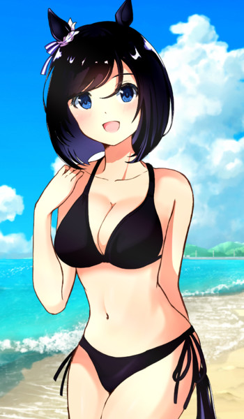 水着エイシンフラッシュ / ボンシュ さんのイラスト - ニコニコ 水着エイシンフラッシュ / ボンシュ さんのイラスト - ニコニコ