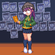 ドット絵 「ロックマン」700xp 18ichi ファミコン 1987 / zuki