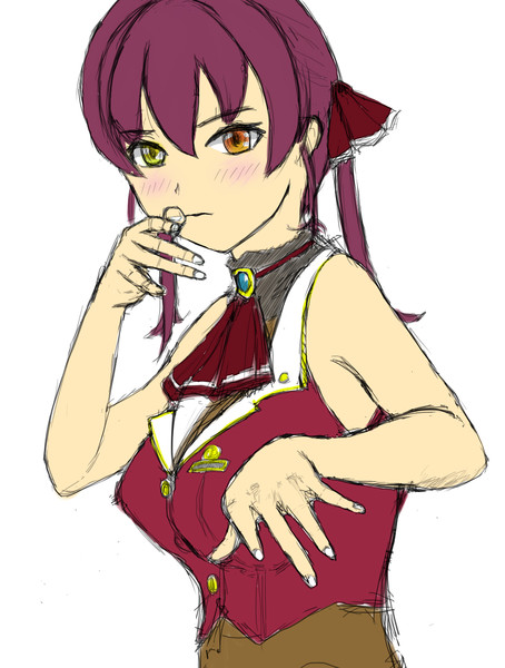 ブルース リーの構えしてる宝鐘マリン クワマン草原 さんのイラスト ニコニコ静画 イラスト