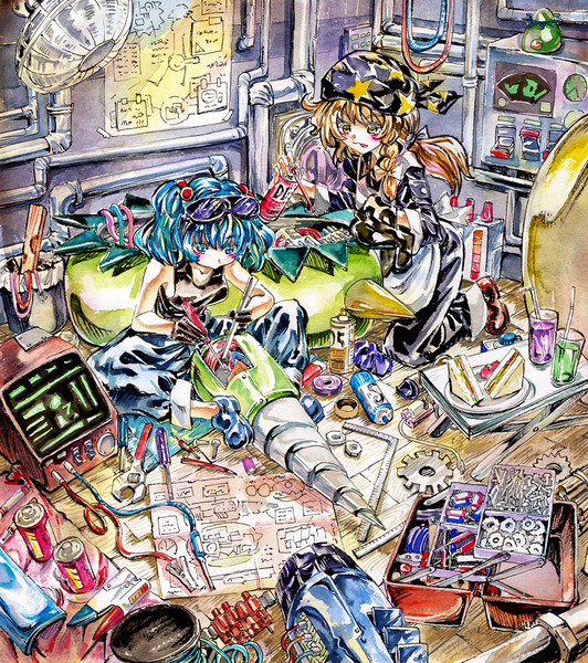 にとり＆魔理沙