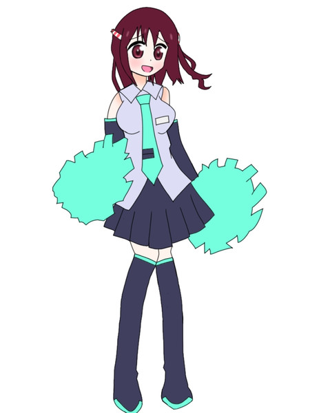 S4号/一点物イラストアート】平成ギャルちゃん-ケツルルバージョン-