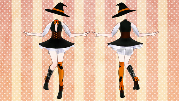 ハロウィン魔女っ娘衣装 ありた葵 さんのイラスト ニコニコ静画 イラスト