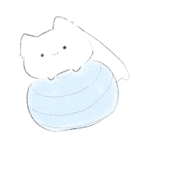 バランスボールで遊ぶねこ まるまる さんのイラスト ニコニコ静画 イラスト