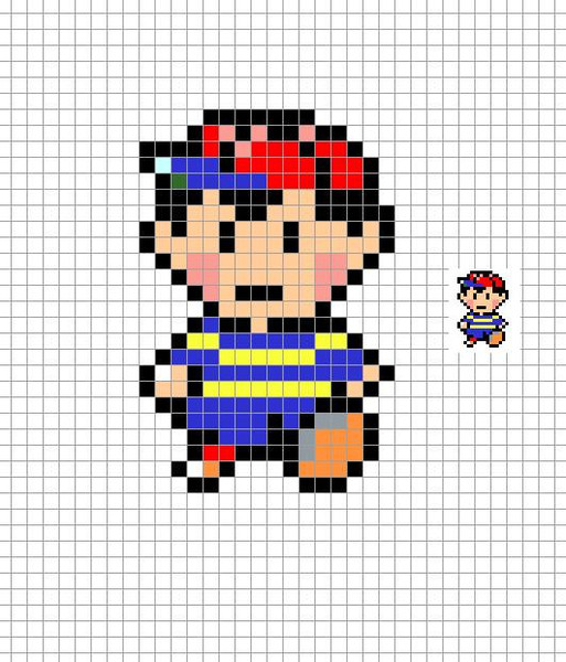 【ＭＯＴＨＥＲ２】ネスのドット絵描いてみた