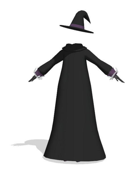 Mmd 黒魔法使い衣装 エイ猫 M N さんのイラスト ニコニコ静画 イラスト