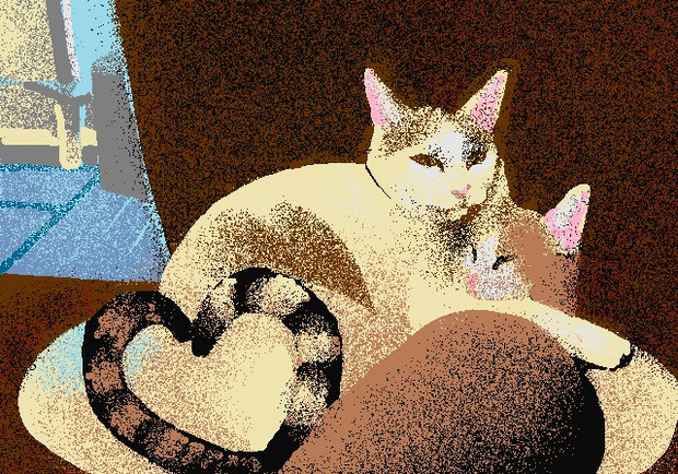 カップル猫 栽培 さんのイラスト ニコニコ静画 イラスト