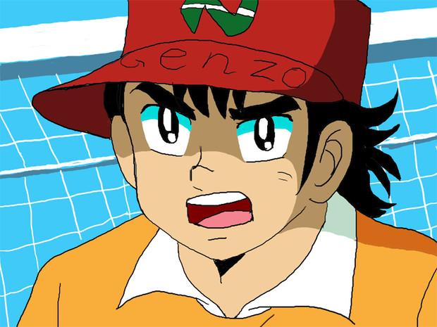 キャプテン翼 （1983年）昭和 第1作 セル画 若林源三 南葛小学校