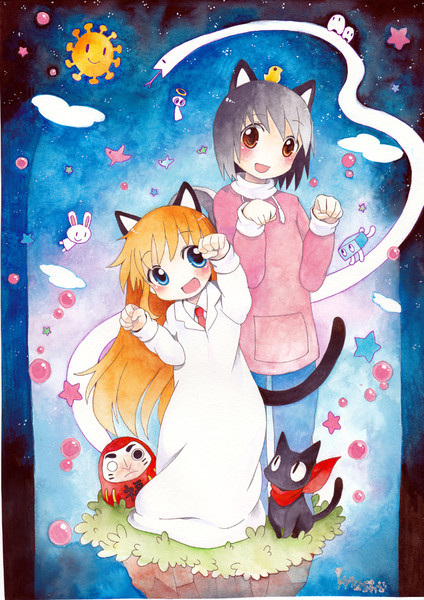 透明水彩 ネコミミはかせ なの うずピ さんのイラスト ニコニコ静画 イラスト