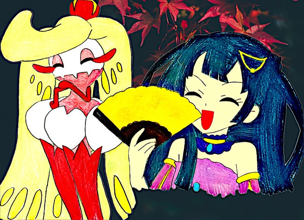 女王の威厳なら 先制技は通用しませんわよ Dolphin Venus さんのイラスト ニコニコ静画 イラスト