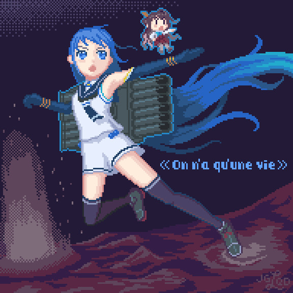 【艦これ】トーチ作戦：最後の一撃【ドット絵】