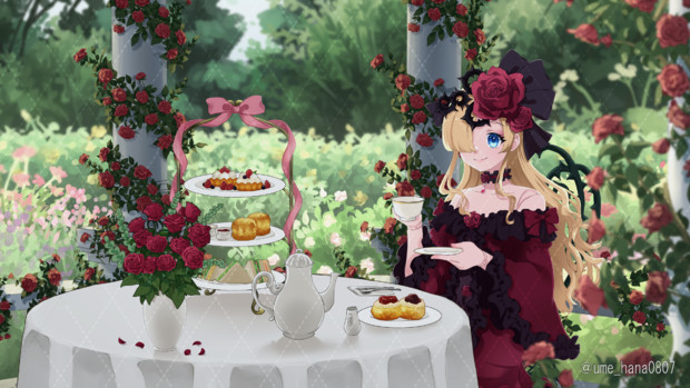 ローズティーパーティー なのん さんのイラスト ニコニコ静画 イラスト