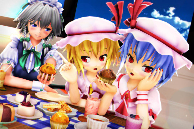 【レミフラ！】マフィン食べよ…っ♡ / 海冥 さんのイラスト ニコニコ静画 (イラスト)