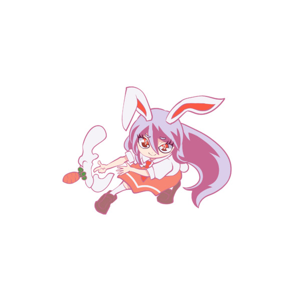 007 鈴仙・優曇華院・イナバ【東方Project 立ち絵素材 透過PNG