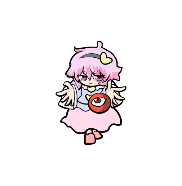 さとりページ 009 古明地さとり【東方Project 立ち絵素材 透過PNG】 / 二ノ瀬