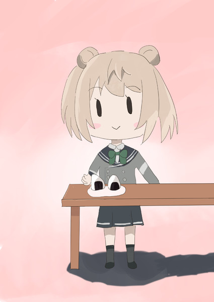 満潮の肩に乗ってるキャラ かぜみやなか さんのイラスト ニコニコ静画 イラスト