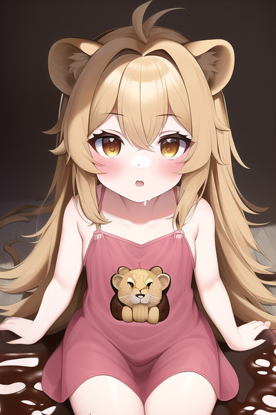 幼稚園児のココアライオンちゃん