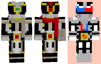 マイクラスキン　仮面ライダー幽汽　スカル/ハイジャック/G電王