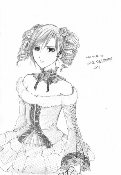 ソウルキャリバーiv エイミ 真紅 さんのイラスト ニコニコ静画 イラスト