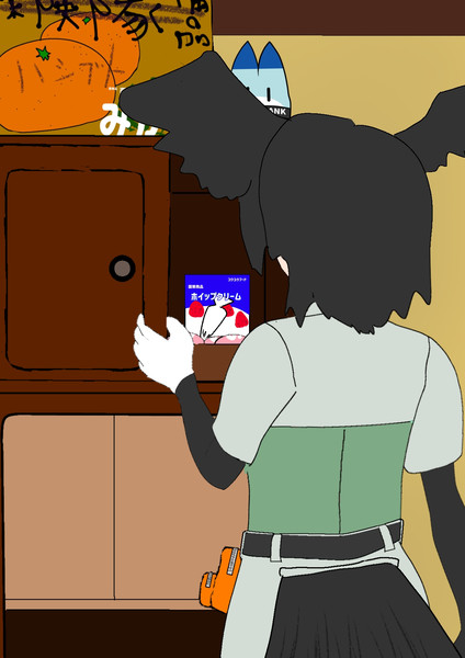 ジャパリマンを隠しておくカラス