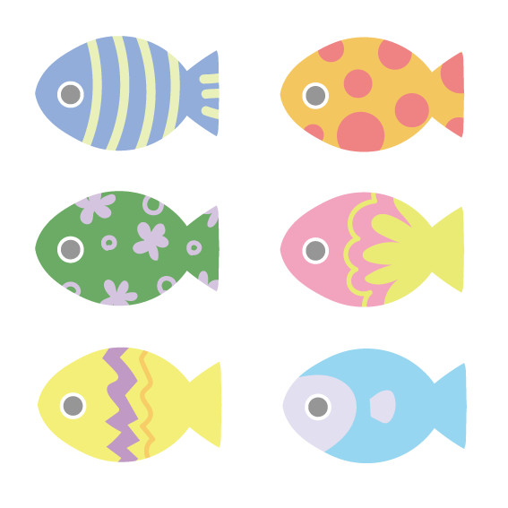 カラフルな魚 Maiart さんのイラスト ニコニコ静画 イラスト